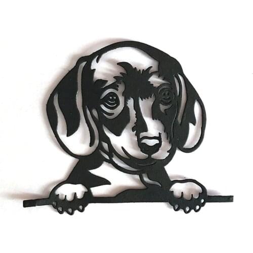 Metal Cutting Dies Dog Cut Die Mold Animal Decoration Scrapbook Paper Craft Knife Mould Blade Punch Stencils