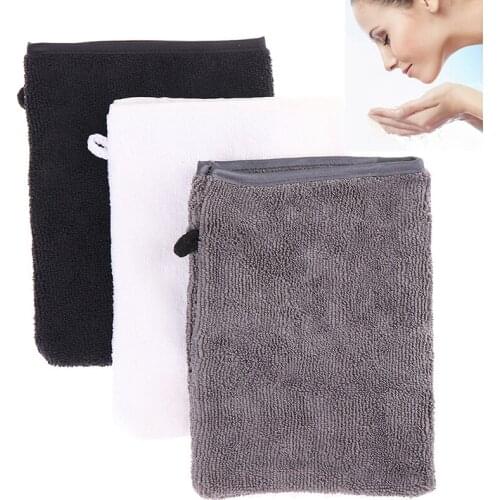Reusable Makeup Remover Glove Microfiber Facial Cleaning Glove Soft Face Cleaner Towel Pads Face Deep Cleaning Skin Care Tools