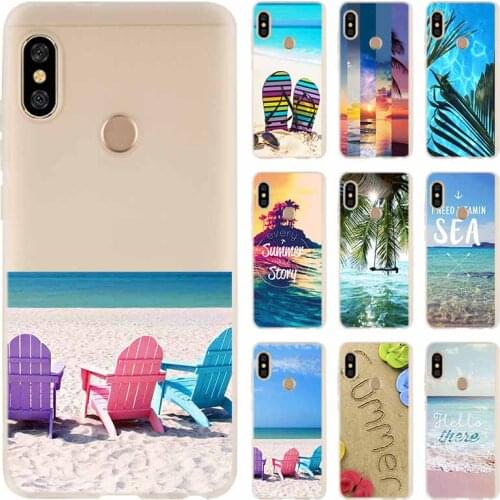 Tongs dans le sable Fashion Soft TPU Case For Xiaomi Redmi 9 8 7 6 5 A 9at 9Prime 4x 4a K20 Pro 9a 8a 7a Cover
