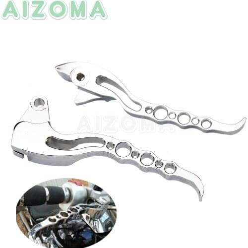 Motorcycle Chrome Brake Clutch Loopholes Levers For Suzuki Boulevard M109R 2006-2010 2011 2012 2013 2014 2015 2016 2017