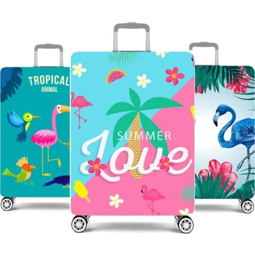Custom Luggage Suitcase Protector Elastic Cover Dustproof Travel Luggage Cover Thickened air layer protection Luggage cover