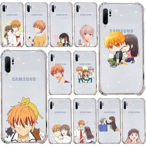 Fruits Basket Japan anime Phone Case Transparent For Samsung Galaxy A71 A21s S8 S9 S10 plus note 20 ultra