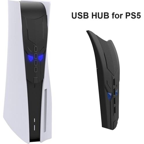 4 Port USB Hub Expander Adapter USB Splitter for PlayStation 5 4 PS5 PS4 Xbox Series X Nintend Switch