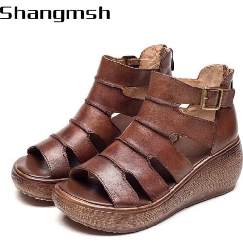 Shangmsh Women's Shoes With A Strap