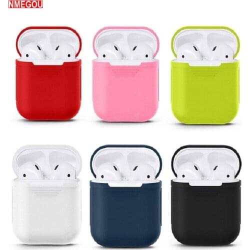 TPU Silicone Bluetooth Compatible Wireless Earphone Case for Air Pods1 2 Protective Cover Skin Accessories for Apple Air Pods