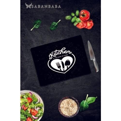 Glass Cutting Board Heart of Kitchen Patterned Glass Cutting Plate heat Resistant Glass 30x40 Chopping Block Glass High quality Print
