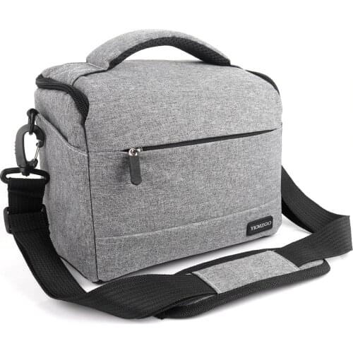 DSLR Camera Bag Fashion Polyester Shoulder Bag Camera Case For Canon Nikon Sony Lens Pouch Bag Waterproof Photography Photo Bag
