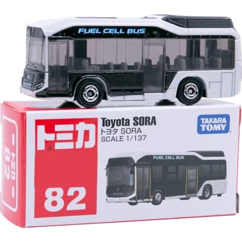 Takara Tomy Tomica No.082 Toyota SORA Bus Scale 1/137 Diecast Car Model Toys for Boys #82
