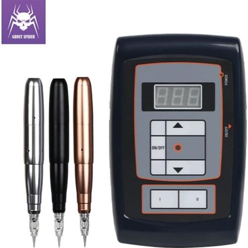 GHOST SPIDER Tattoo Machine Set Tattoo Kit With Power Supply Permanent Makeup Machine SetTattoo Pen for Eyebrow Eyeliner