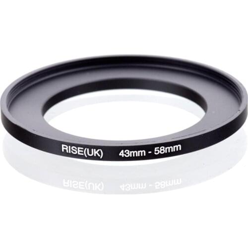 RISE(UK) 43mm-58mm 43-58 mm 43 to 58 Step up Filter Ring Adapter