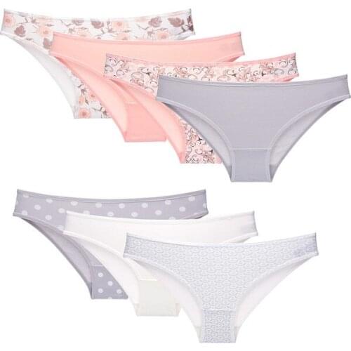 Women Panties Colorful 7 PCs Underwear