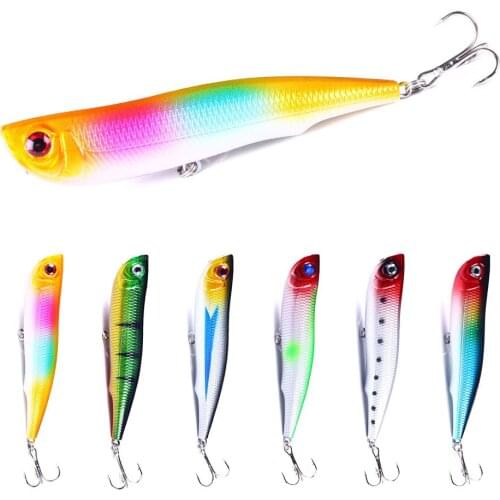 1pcs 105mm bass popper lures Hard Plastic lures popper bait Fishing Lures 10.5CM 15.7G 4# hooks Crankbait