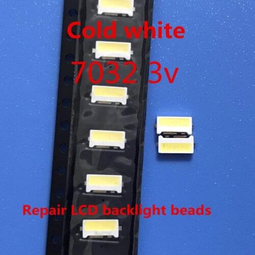 100pcs Retroilluminazione A LED Edge LED Serie TS731A 3 V 7032 SPBWH1732S1B bianco Freddo TV Application PER SAMSUNG