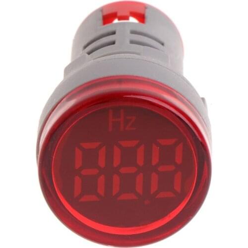22mm LED Display AC Frequency Meter Electricity Hertz Indicator Hz Pilot Light