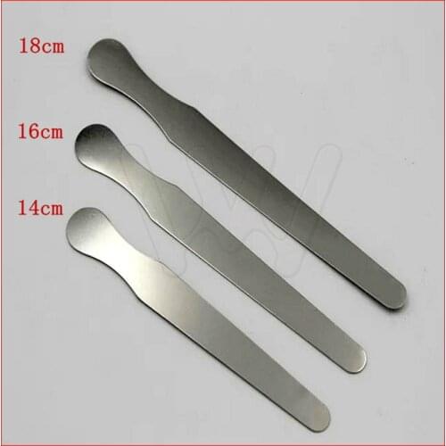 3pcs/set Medical stainless steel Tongue Depressor Blade Dental Oral Instrument
