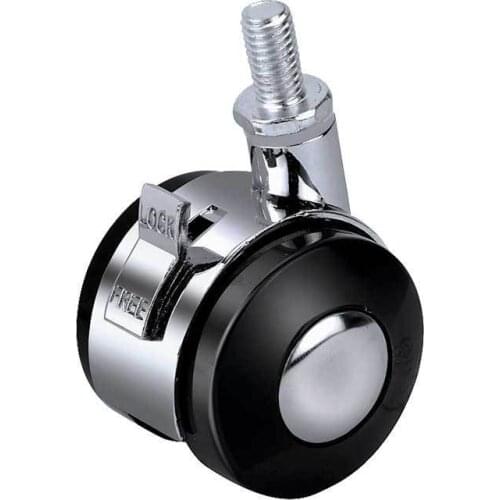 4pcs Zinc Alloy Furniture Swivel Castor 2inch m10 Screw 360 Rotation Rollers Brake Caster Trolley Office Chair Wheels Hardware