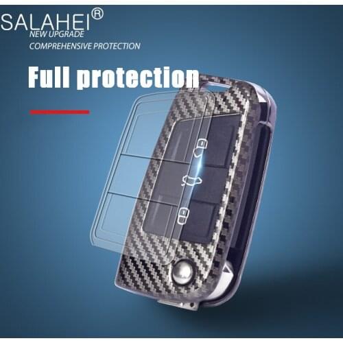 Zinc alloy+TPU Car Key Cover Case For Volkswagen VW Golf7 mk7 Seat Ibiza Leon FR 2 Altea Aztec For Skoda Octavia Keychain