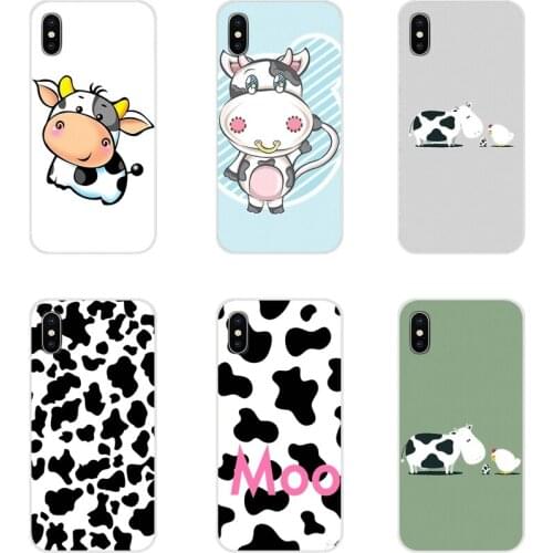 For Samsung Galaxy A3 A5 A7 A9 A8 Star A6 Plus 2018 2015 2016 2017 Accessories Phone Shell Covers Animal Cute Cow