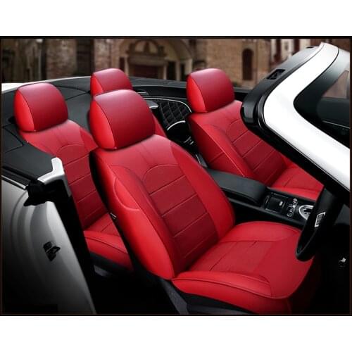 Cowhide & PVC Leather Seats Cover for BMW 430i 425i 420i 440i xDrive Gran Coupe Seat Covers for Car Cushion 2014-2020 15pcs/Set