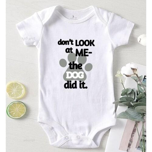 Kids Summer Clothes Toddler Jumpsuits Printing Dog Infant Girls Outfits New Born Baby Items Winter Rompers for Babies