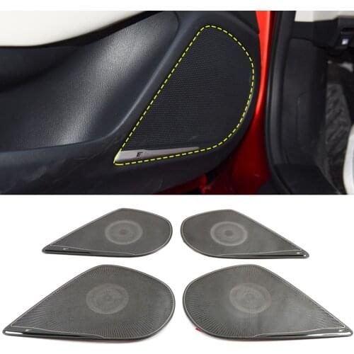 For Mazda Atenza Mazda6 2020 Stainless Car Gate Door Loudspeaker Pad Audio Speaker Cover Trim Frame Sticker Interior Accessories