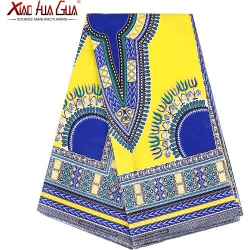 2021 Limited Ankara Fabric High Quality Xiaohuagua Brands African Print Fabric Organic Cotton Clothes Sewing Party Dress24FJ2021