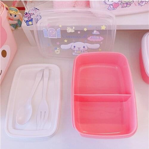 Japanese style for kids Student food container Wheat Straw Material Leak-Proof Square lunch box With Compartment