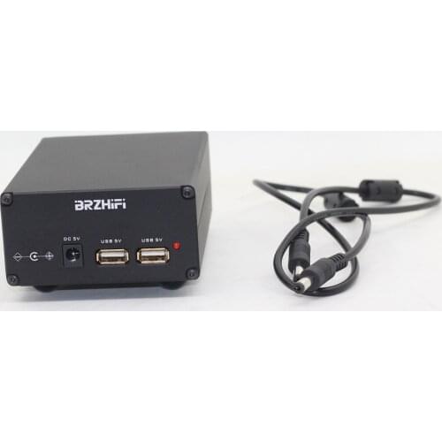 NEW ON SALE Dual 5V USB HIFI DC Regulator Linear Power Supply 15W CAS XMOS Raspberry For Home Amplifier