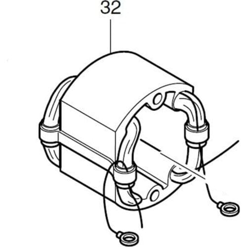MAKITA 525098-1 220-240V Field Stator for DP4700