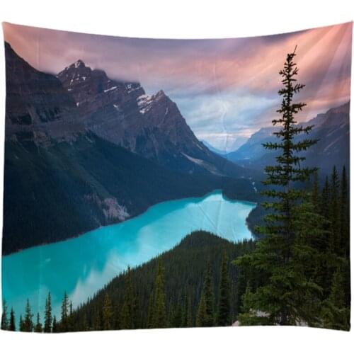 Natural LandscapeTapestry Wall Hanging Cloth Bed Spread Beach Towel Table Cloth Yoga Mat House Decoration Living Room Decoration