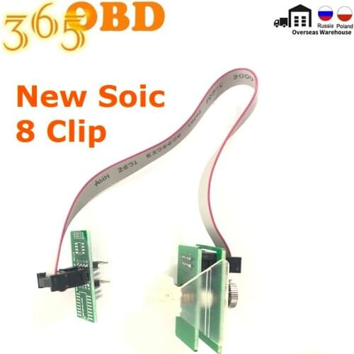 New Soic 8 Clip XPROG Adapter Soic 8 Sop8 Anti-theft Data Reading EEPROM Clip Works Orange/XPROG/CG PRO/UPA V1.3