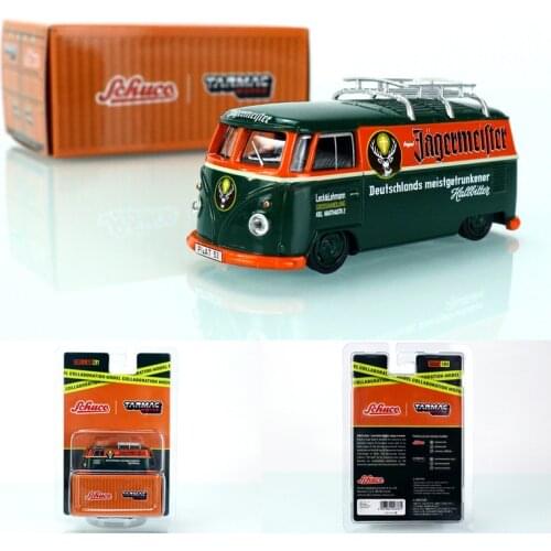 NEW Tarmac works TW & Schuco 1:64 VW T1 panel van Jagermeister Limited collection of die-casting alloy car models