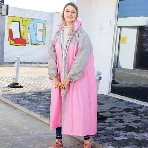 Electric Motorcycle New Women Men Raincoat Portable Outdoor Travel Rainwear Waterproof Camping Hooded Ponchos Plastic Rain Cover