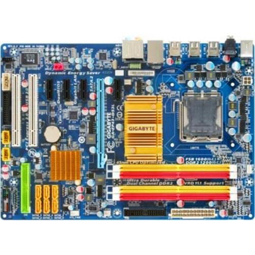 Original for Gigabyte GA-EP43-DS3L Desktop Motherboard EP43-DS3L P43 LGA 775 DDR2 16G SATA2 USB2.0 ATX 100% Fully Test