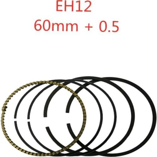 Piston ring 60mm+0.5mm for Robin Subaru EH12 EH12-2D/2B MIKASA MT-75 4.0HP engine rammer stamper compactor replacement