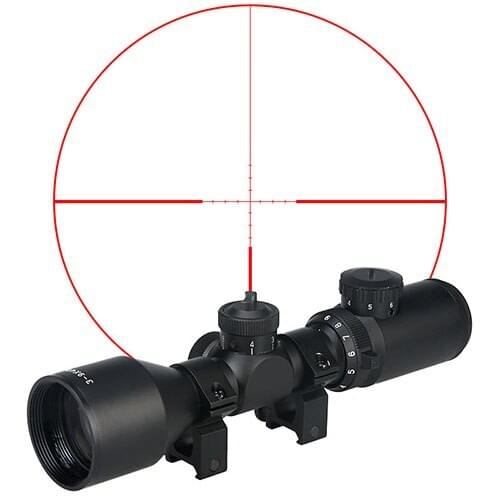 PPT New Arrival 3-9x42 Rifle Scope Illuminated Red Mil-dot For Outdoor Sport Use PP1-0274