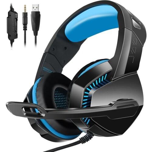 Professional gaming headset USB built-in sound card