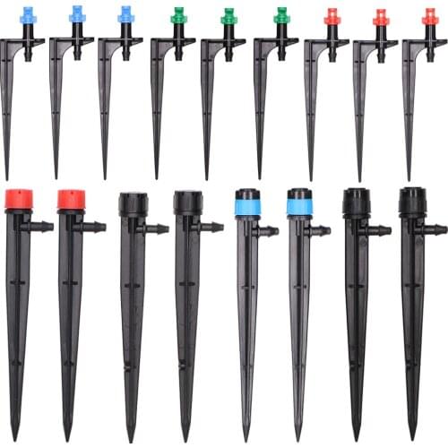 15 Pieces 90/180/360° Garden Irrigation Sprinklers 13CM Pile Sprayer Suitable For Ground Plants Potted Herbs Greenhouse Lawn