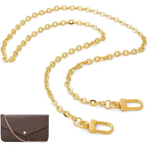 Shoulder Bag Chain Strap Gold Silver Chain Luxury Handbag Strap Clutches Handles For Purse Handbags Diy Crafts Bag Accessories