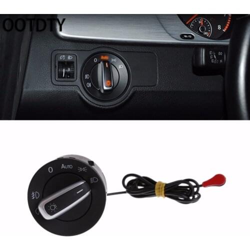 OOTDTY Light Sensor Auto Head Headlight Switch For VW Golf 5 6 MK5 MK6 Tiguan Touran #1