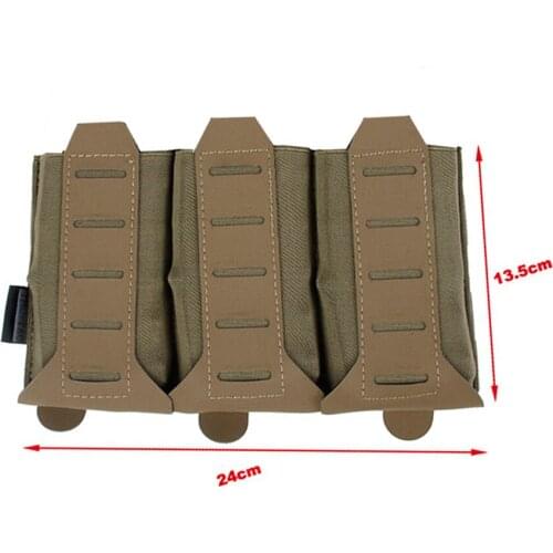 TMC New Tactical Style Vest Accessory Bag M4 Triple Bag CB/MC/RG TMC3599