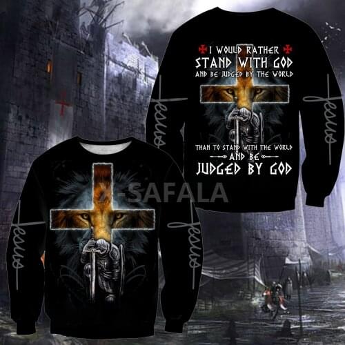 Jesus judge my god lion 3D All Print Plus Hoodie Man Women Harajuku Outwear Zipper Pullover Sweatshirt Casual Unisex Jacket