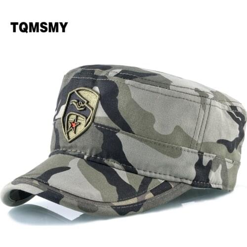 TQMSMY Unisex Men and Women Cotton Camouflage Army Baseball Cap Hat Summer Sun Hats For Women Men Flat Snapback Hat TMBS42