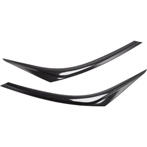 Carbon Fiber Front Headlight Eyebrow Cover Trim for Toyota CHR CH-R 2016-18