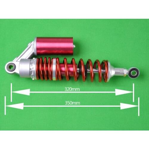 Wotefusi 12.5" 320mm Pair Air Gas Shock Absorber Replacement For Motorcycle Scooter ATV Quad [PA69]