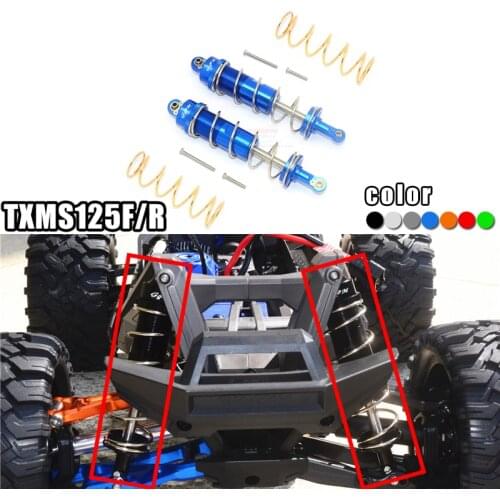 RC Car GPM Parts TRAXXA 1/10 MAXX Bigfoot Upgrade Refit Accessories Bold Spring Front Rear Universal Shock Absorbers TXMS125F/R