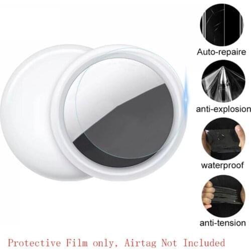 10 Pcs Transparent Protective Film For Airtags Tracking Tempered Soft Anti-greasy For Apple Airtag protector Screen Protector