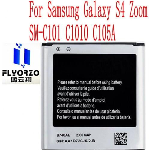 100% New High Quality 2330mAh B740AE Battery For Samsung Galaxy S4 Zoom SM-C101 C1010 C105A Mobile Phone