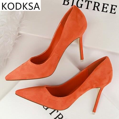 2021 New Women Pumps Fashion High Heels For Women Shoes Casual Pointed Toe Women Heels Chaussures Femme Stiletto Ladies