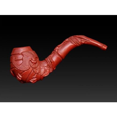 3D model for cnc 3D carved figure sculpture machine in STL file format The Chinese culture,Tobacco pipe